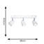 Benton IP44 Rated Bathroom 3 Way Bar Ceiling Light & Warm LED Bulbs-181225982-180871110
