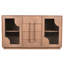 150cm Solid Wood Sideboard