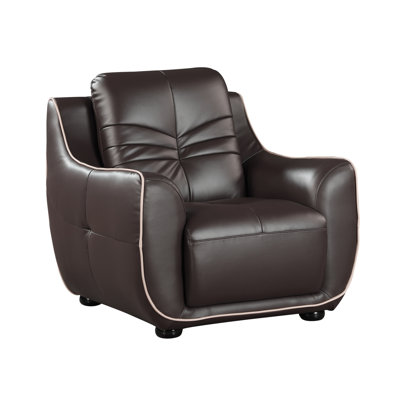 Fauteuil en cuir véritable, fauteuil en cuir, fauteuil d'appoint, fauteuil d'appoint moderne