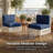 2-Piece Premium Wicker Patio Armless Chairs-2029385155-2029385156