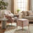 Lise Velvet Ottoman
