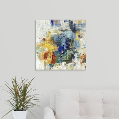 « acier blue stare ii », peinture sur toile