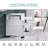 Space-saving Rolling Mdf Cabinet For Bathroom Storage - Sleek White Finish