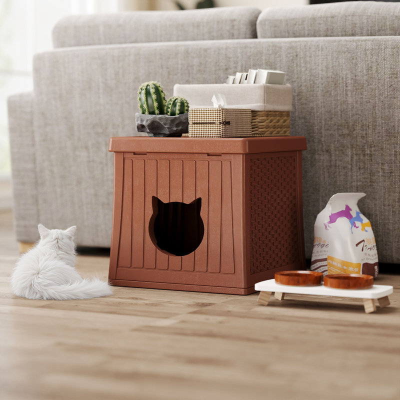 Extérieur pour chat EHHLY, Caramel