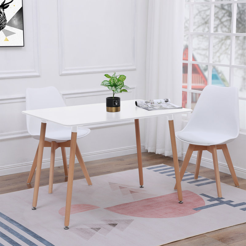 Demarcus 2 - Person Dining Set, White