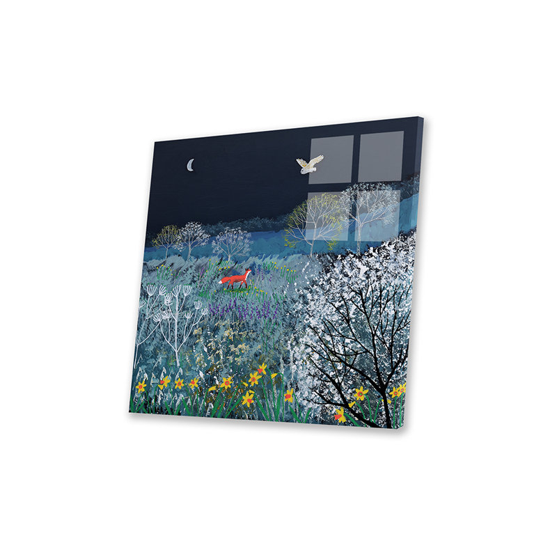 «Spring Night» par Jo Grundy - impression non encadrée, H 24 po x l 24 po x P 0,25 po