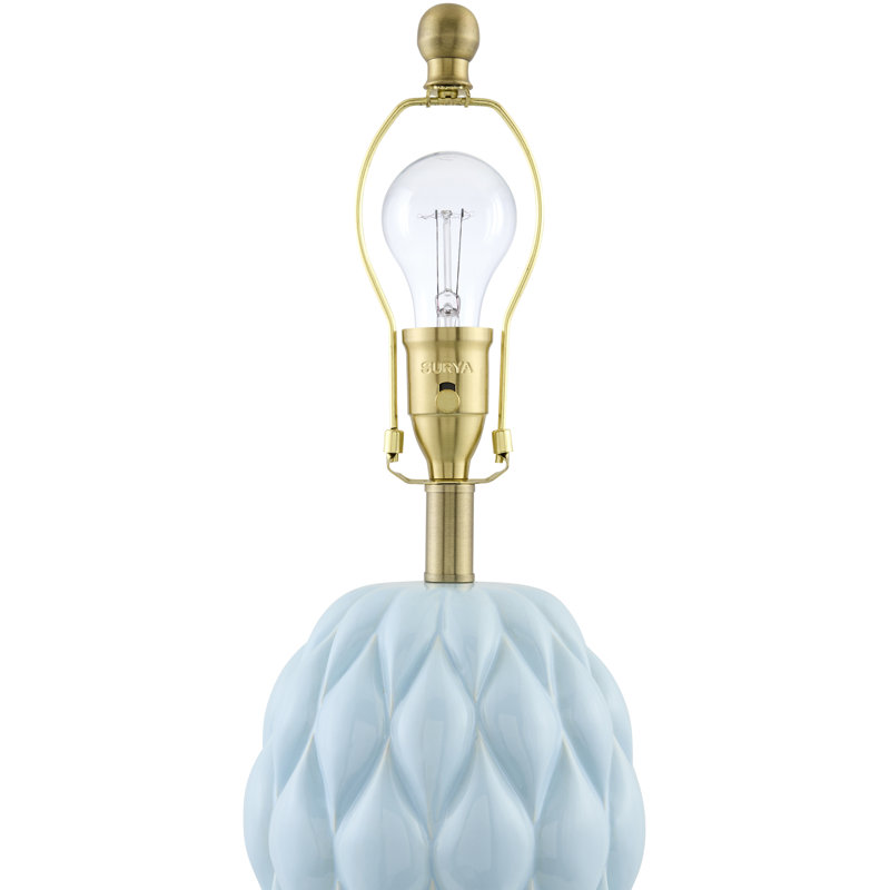 Shahe Table Lamp, Light Blue
