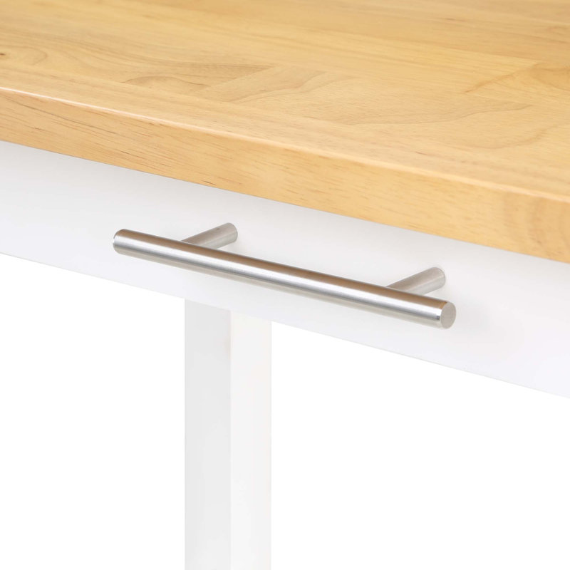Table de préparation avec tiroir Janxiel, Blanc