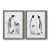 Toile avec cadre gris