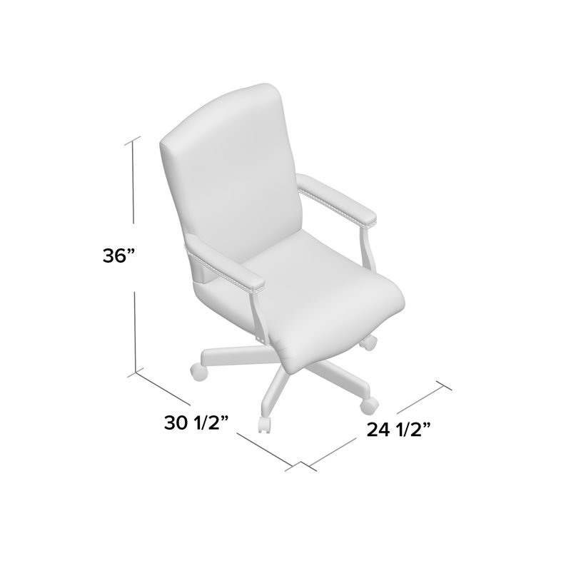 Taft Swivel Task Chair, Bark (8789 06), Espresso, Aged Bronze