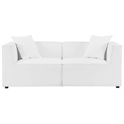 Causeuse modulaire d'extérieur 2 pièces Modway Saybrook
