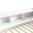 Twin Size L-shaped Bookcases Bed with Power Outlets, USB Charging Ports,Two Drawers,White