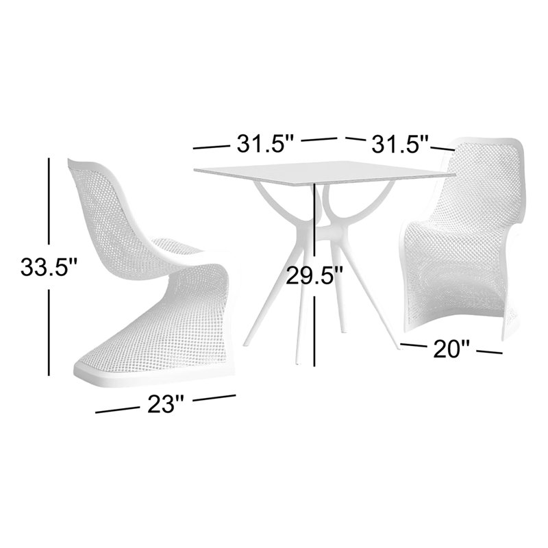 Ensemble bistro 31,5 po Farrah