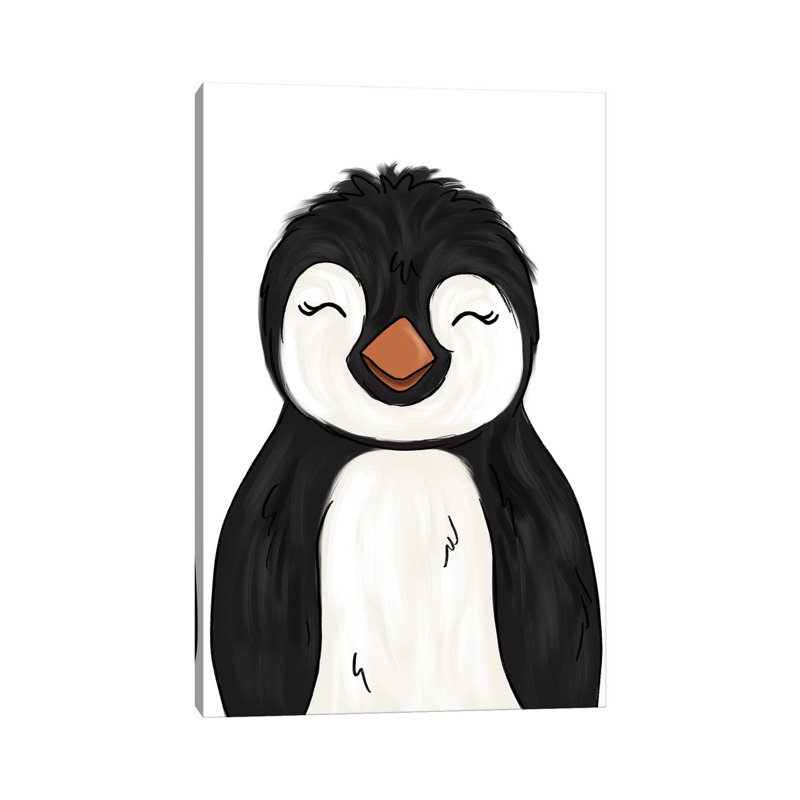Penguin by Katie Bryant - Wrapped Canvas Print, 101.6 cm H x 66.04 cm W x 1.91 cm D
