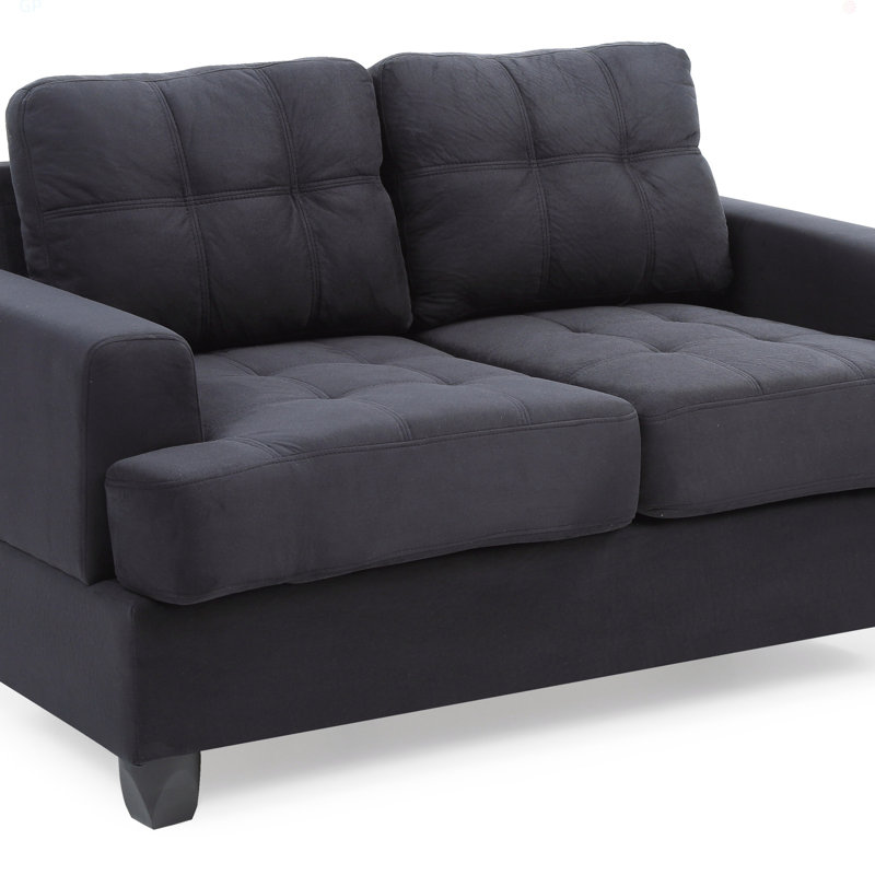 Causeuse Cozy, Noir