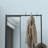 Coat Rack with Mirror, Multifunctional Hall Tree with Shoe Storage, Metal Frame, for Living Room Bedroom 73x32x15 Inches, Industrial Style