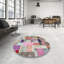 Tapis bleu/gris/rose zone contemporaine-2079651270