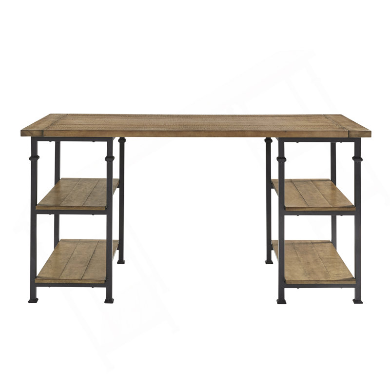 Table de bureau vintage 1 pièce avec 4 tablettes ouvertes
