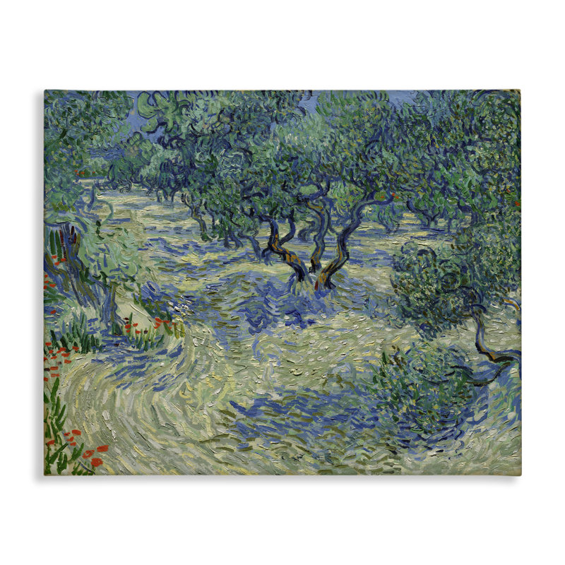 "Classic Van Gogh Olive Orchard", art mural par one1000paintings, H 36 po x l 48 po