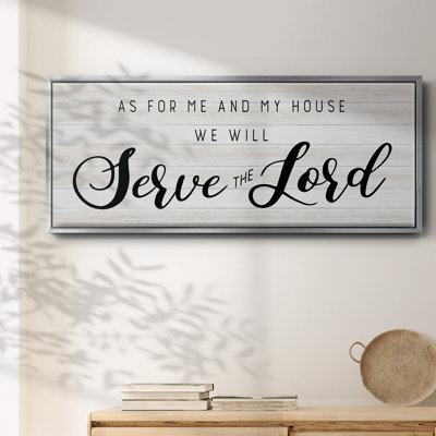 Serve the Lord - Toile encadrée
