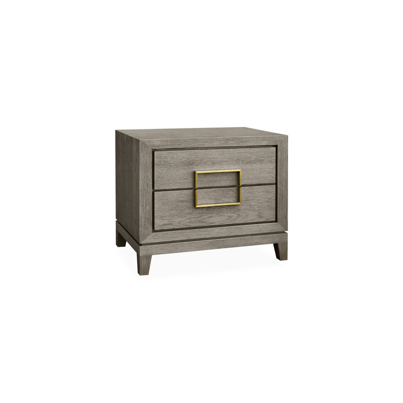 Kaia 65cm W Solid Wood Bedside Table