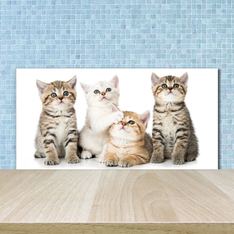 Linet 50cm W x 100cm L Glass Peel and Stick Panel