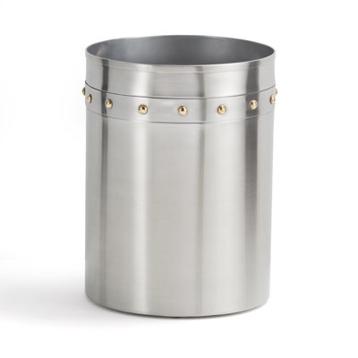 Rivets Open Waste Basket - 2 Gallons
