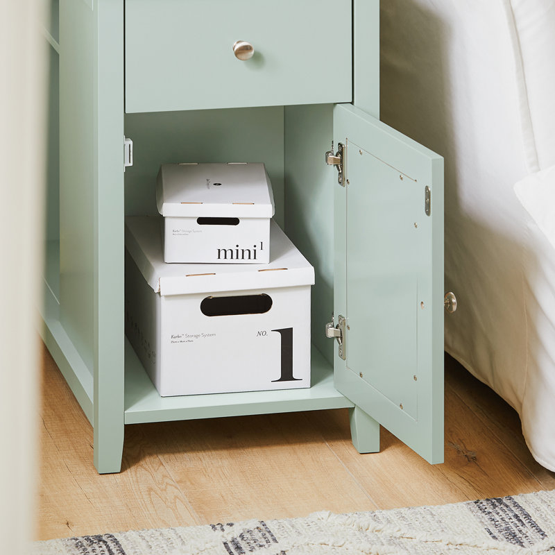 81cm W Manufactured Wood Bedside Table