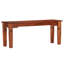  Banc en bois d'acacia massif 43,3 po