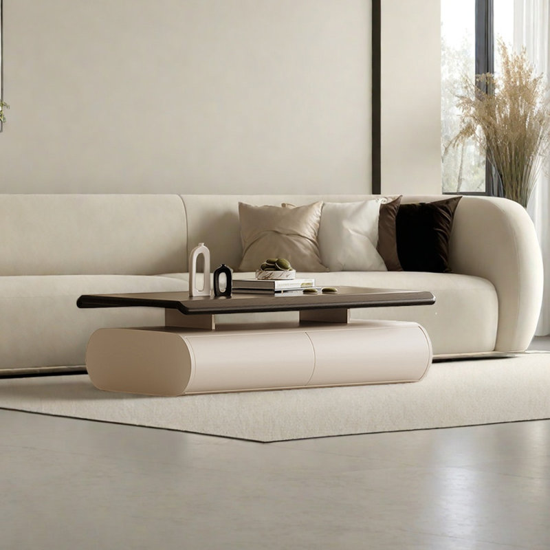 Table basse moderne en bois simple