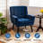Tufted Upholstered Wide Back Armchair（Set of 2）-412486732
