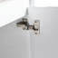Meuble-lavabo autoportant de 72 po avec lavabo en résine et compartiment de rangement simple, système de porte à fermeture douce, contreplaqué blanc pour un rangement pratique, mécanisme élégant et tendance