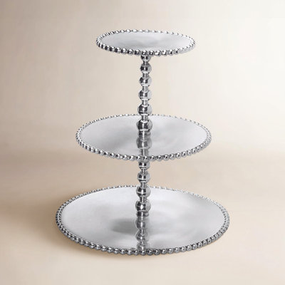 String of Pearls Tiered Stand