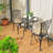 Ambroziu 2 - Person Metal Patio Dining Set with Round Table