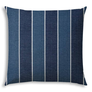 Modern Farmhouse Striped Outdoor Throw Pillow