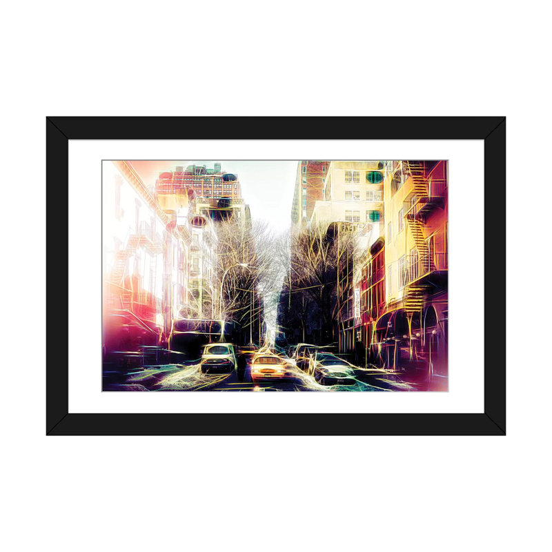 «Yellow Reflections» par Philippe Hugonnard, impression sur toile tendue sur châssis, H 16 po x l 24 po x P 1 po, Blanc