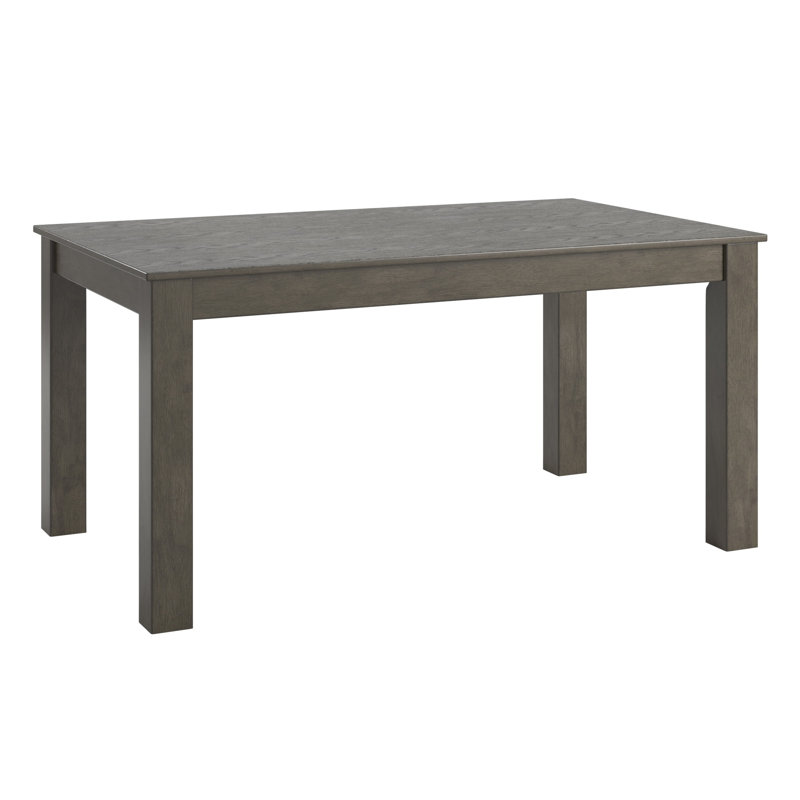 Cipolla Shinn 60" Wood Finish Parson Dining Table, Gray