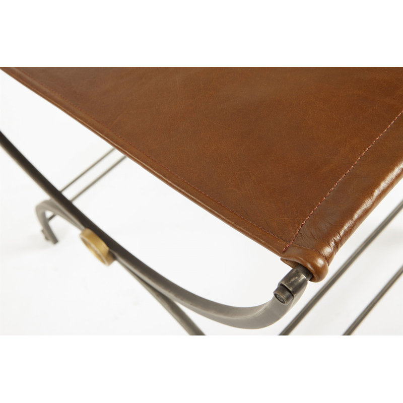 Monarch Leather Bench