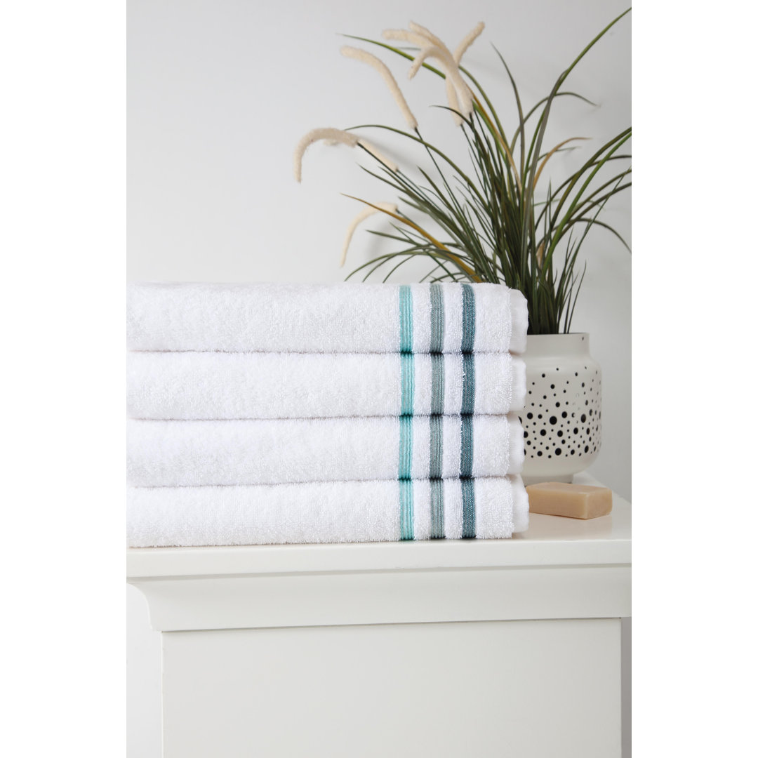 Zimmer 4 Piece Turkish Cotton Bath Towel Set (Set of 4) Highland Dunes 