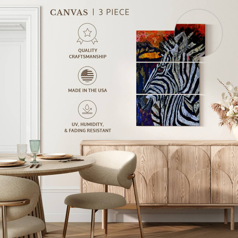 Brampt Seeing Stripes I, 57" H x 36" W
