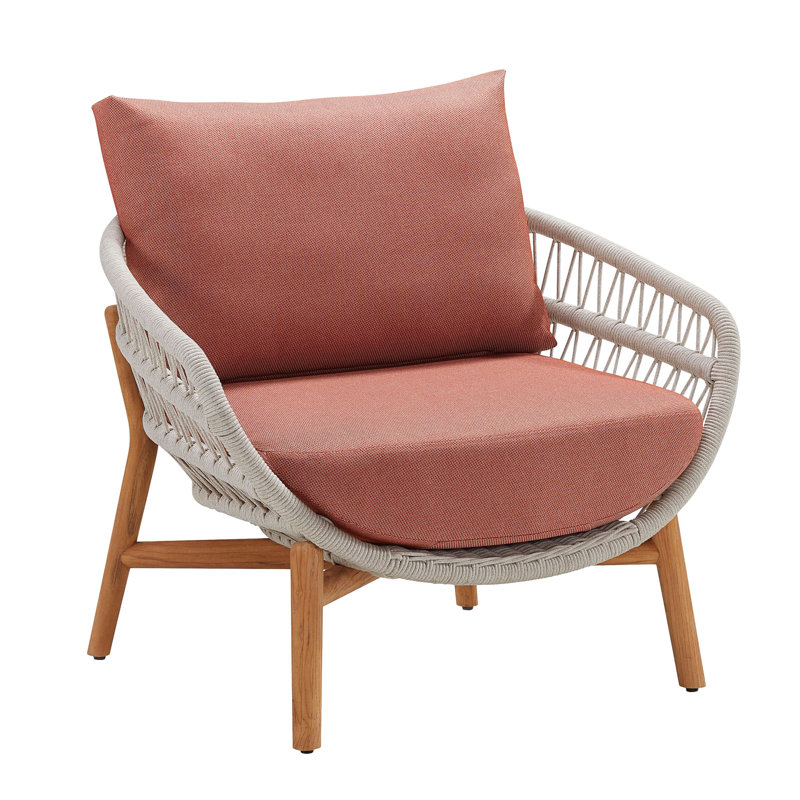 Vasca Outdoor 4 - Piece Teak Conversation Set by Claudio Bellini