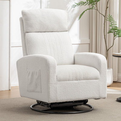 Rosemarie 28" Swivel Rocker Glider Nursery Chair