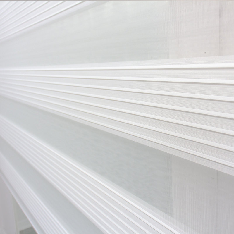 Rideau en polyester Aimun, Blanc, L 102 po x L 43 po