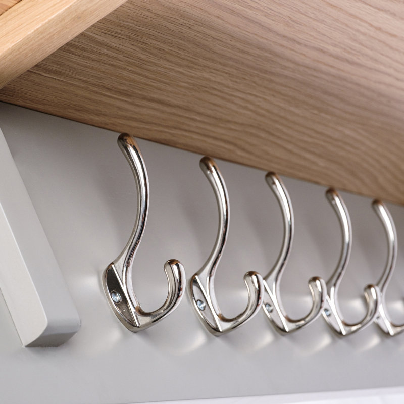 Floating Shelf with Hooks