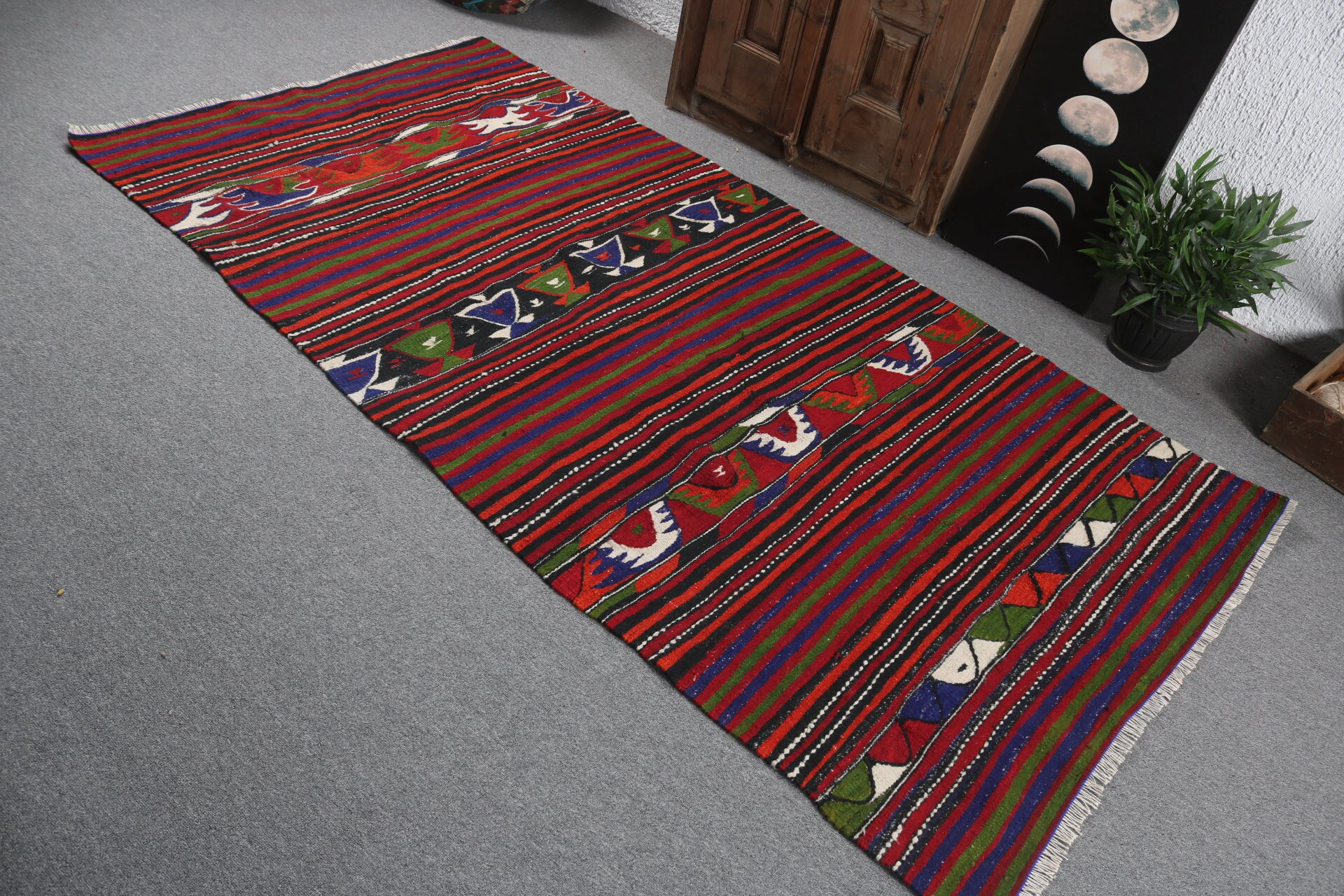 Foundry Select Discover an Intriguing Handwoven Wool Turkish Rug with ...