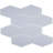 Long Hex 10.60in.x11 in. Glass Mosaic Tile-102317166