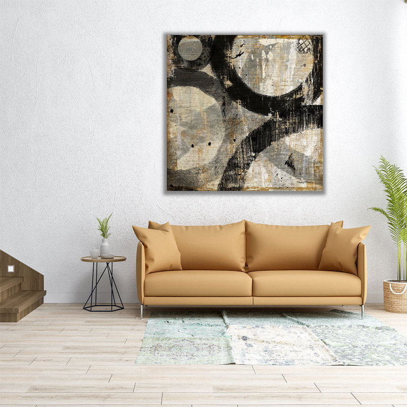 «Industrial II», reproduction d'art sur toile, 12" H x 12" W