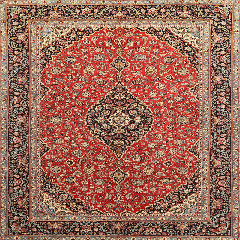Mascotte Oriental Indoor Rug, Square 3'