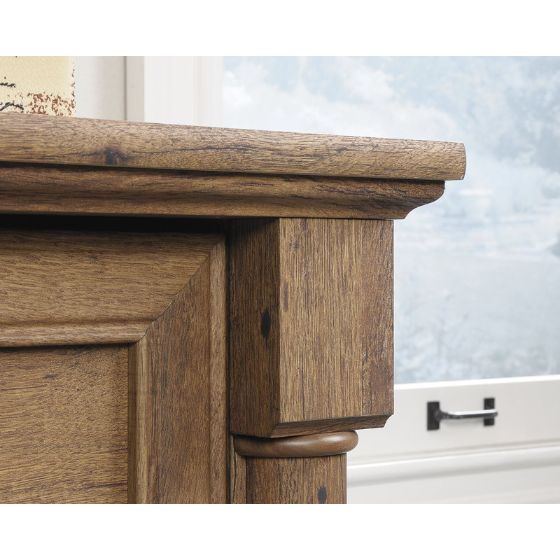 Gudlaug 36.811'' Wide 2 -Drawer File Cabinet, Vintage Oak