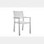 Chaises de salle à manger d'extérieur 6 pièces Banga de Pangea Home - Chaises de patio modernes en aluminium avec corde à séchage rapide et conception résistante aux intempéries - Chaise empilable - Livré assemblé-61415899